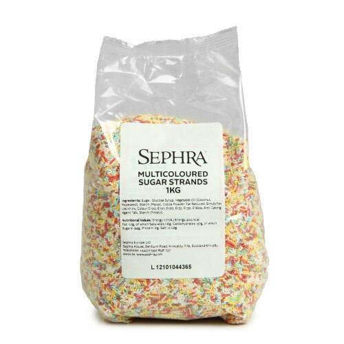 Sephra Multicoloured Sugar Strands - 1kg